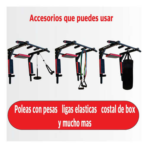 Maxi Fit N-r Barra Multifuncional Para Dominadas Abs