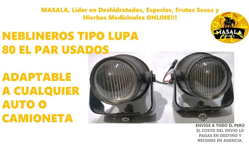 Faros Neblineros Tipo Lupa