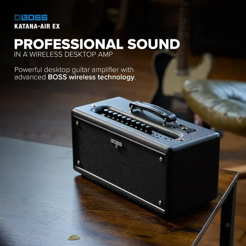 スピーカー・ウーファー KATANA-AIR Boss Katana-air Ex 2x12,7 Cm Para Guitarra Sem Fio Negro