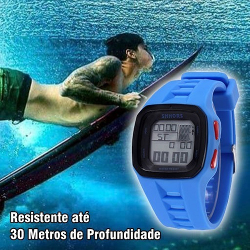 Relógio Digital Masculino Surf Natação Corrida - Shhors Ots