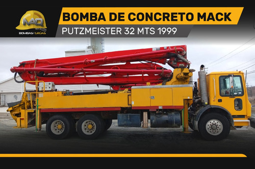 Bomba De Concreto Mack Putzmeister 32 Mts 1999