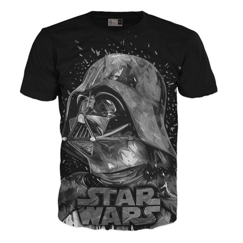 Star Wars Boba Fett camiseta de manga corta en color negro para hombre 