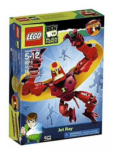 Set Construcción Lego  Ben 10 Jet Ray 16 Piezas Modelo