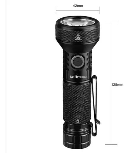 Linterna Tactica Sofirn If22a Led Recargable 629mtrs