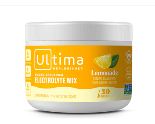 Ultima Replenisher Electrolitos Hidratante En Polvo Limonada