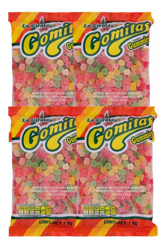 La Giralda Mini Gomitas Clásicas Azúcar 4 Kg