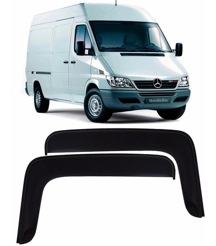 Calha De Chuva Defletor Sprinter 97 A 09 2010 2011 2 Portas