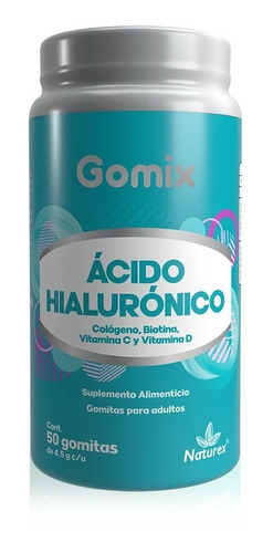 Gomix C/50 Gomitas De Ácido Hialurónico, Colágeno, Biotina 