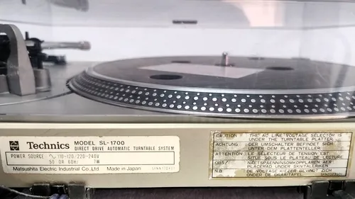 Tornamesa Profesional Technics Sl-1700 Mki Direct Drive (Usado)