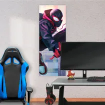 Comprar Cuadro Grande 30x80 Cm Comics Marvel Spiderman Miles Morales