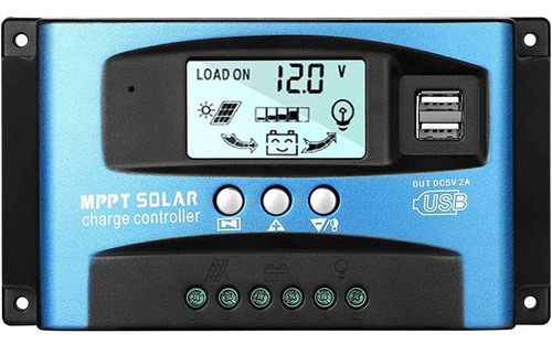 Controlador De Carga Solar Inteligente 100a 12v/24v