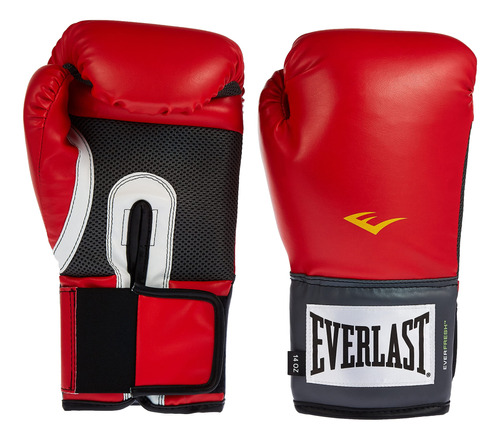 Everlast Guantes De Entrenamiento Estilo Profesional (rojo, 