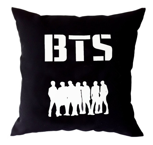 Almohadón Bts Kpop Army Bangtan Boys Estampa Vinilo 40x40cm