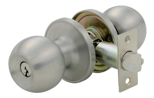 Fanal Cerradura Pomo Bolton Entrada 90450-003 Color Acero inoxidable