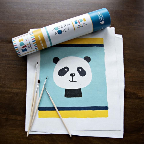 Kits Pintura Monet Moderna Numero Para Niño Peter Panda