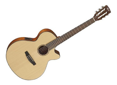 Guitarra Criolla Clasica Cort Cec3 Ns Eq Electroacustica