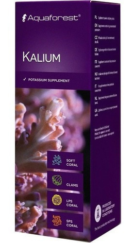 Kalium  10ml Aquaforest Potássio Para Corais Cor Vermelha