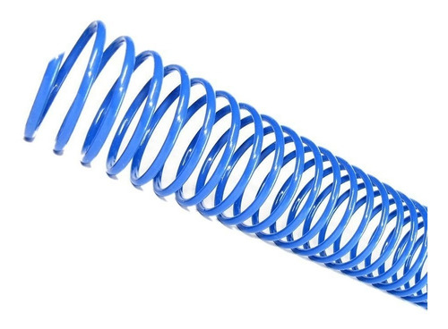 Espiral Para Encadernação Azul 9 Mm Para 50 Folhas 100un