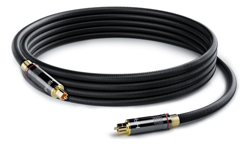 Cable De Audio Óptico Hifind De Alta Fidelidad De 4 Pies, Ca