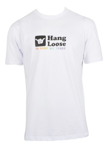 Remera Manga Corta Hang Loose Hombre Rmc6554a-bco/bl