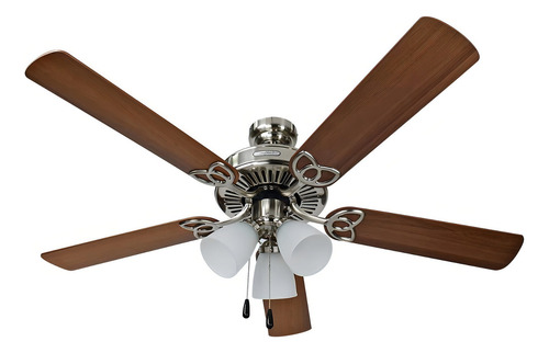 Ventilador de Techo Architect 43302 52 pulg Níquel Cepillado Cinco Aspas Coolfan