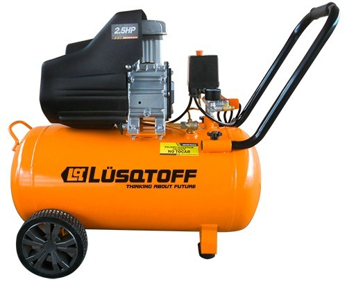 Compresor De Aire 2.5hp 50lts Lc-2550b Lusqtoff Con Kit