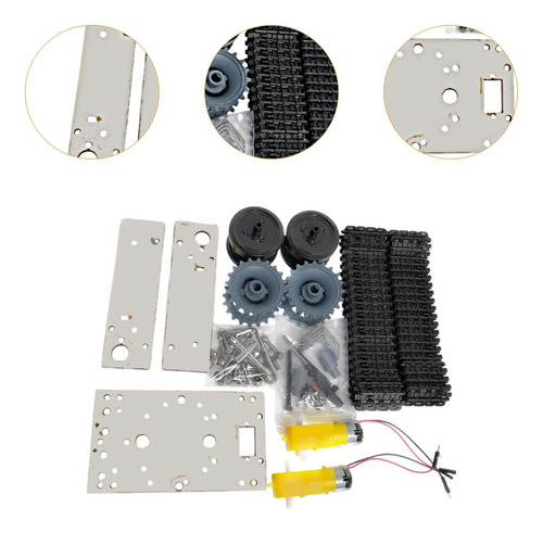 Kit De Chasis De Tanque Rc, De Chasis De Autos De Tanque, ..