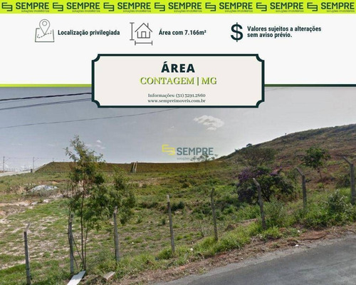 Imagem 1 de 7 de Área / Terreno À Venda, 7.166 M² - Jardim Riacho - Contagem/mg - Ar0006