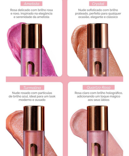 Instant Glow Ametista Nina Makeup - Gloss Labial
