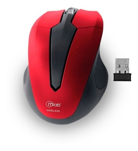 Mouse Inalámbrico Usb Tw 800 Advanced Mlab Rojo