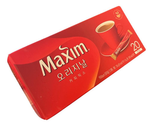 Café Instantáneo Maxim Original Clásico En Sobre 20 Unidades