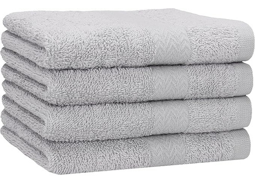 4 Pcs (70cm X 140cm) Toallas Para Baño, Algodón Suave Y
