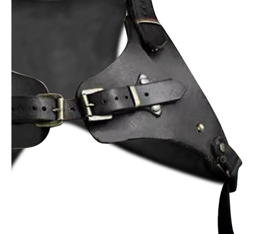 Arnés Corporal Para El Pecho Medieval, De Hombro De Cuero