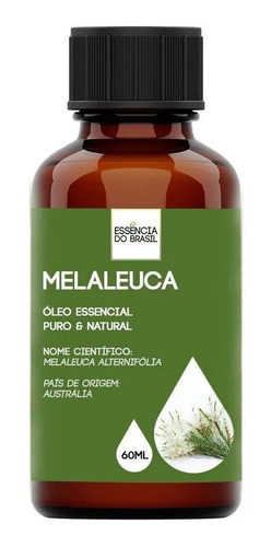 Óleo Essencial Melaleuca 60ml - Puro E Natural