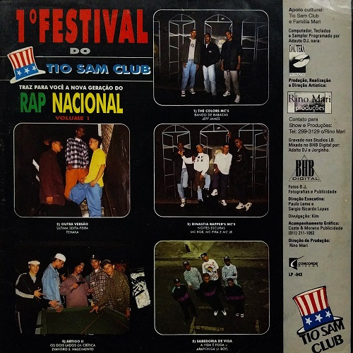 Vinil - Festival Do Tio Sam Club - Rap Nacional Volume 1 (Usado)