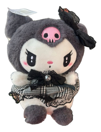 Peluche Kuromi Adorable Con Vestido Uniforme Chico 20 Cm 