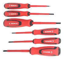 Comprar Jogo De Chaves Fenda E Philips Isoladas Eletricista Kit com 6pçs Bomder BOM-3110