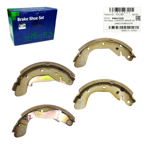 Imagen 3 de 6 de Banda Freno Traseras Aveo 2009 2010 2011 Lt Ls Speed Origina