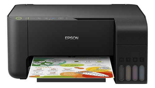 Imagem 4 de 4 de Impressora a cor multifuncional Epson EcoTank L3150 com wifi preta 100V/240V