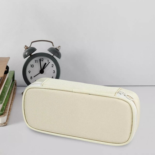 Case De Lápiz De Oxford, Papelería De Bolígrafo Beige