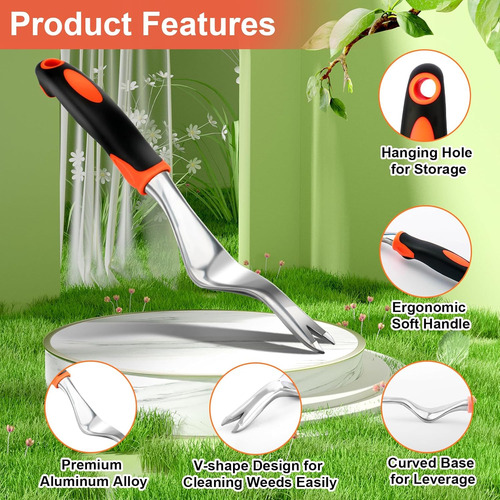 Herramientas De Deshierbe Manuales Con Mango Ergonómico Y Ra