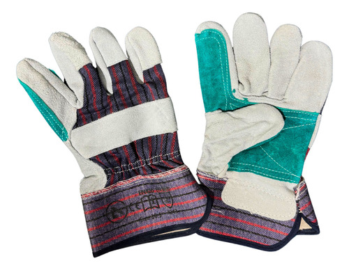 Guante De Carnaza Reforzado Tipo Pistola - Precio X 12 Pares