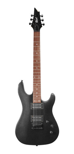 Guitarra eléctrica Cort KX Series KX100 de tilo metallic black con diapasón de jatoba
