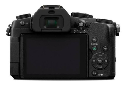 Panasonic Lumix Kit G85MK + lente 12-60mm DMC-G85MK sin espejo color negro
