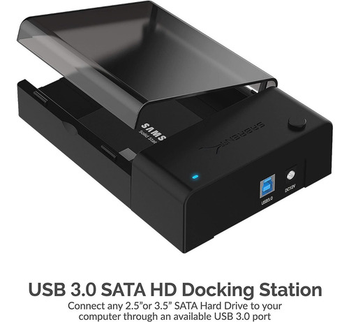 Imagen 4 de 9 de Docking Para Disco Rigido - Sabrent - 3.5 - Usb 3.0 Hdd/ssd
