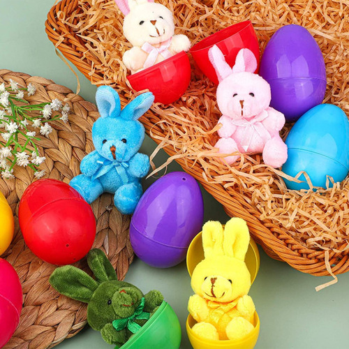 ) Pascua Huevo Y Juego De Peluche Juego De Juguetes Para 8