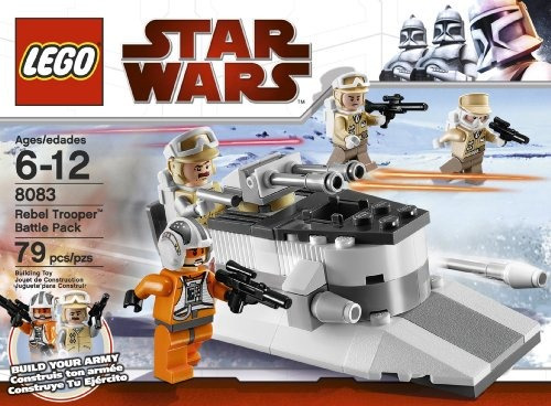 Pacote De Batalha Lego Star Wars Rebel Trooper (8083)