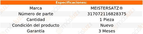 Manguera Admisión Motor Bmw 328ci L6 2.8l 00 Meistersatz