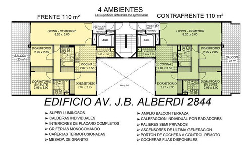 Semipiso A Estrenar 4 Ambientes 110m2 Balcon Aterrazado - Flores