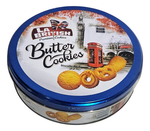Lata De Biscoito Amanteigado La British 340g